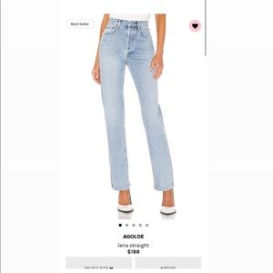 AGOLDE Lana Straight Jeans